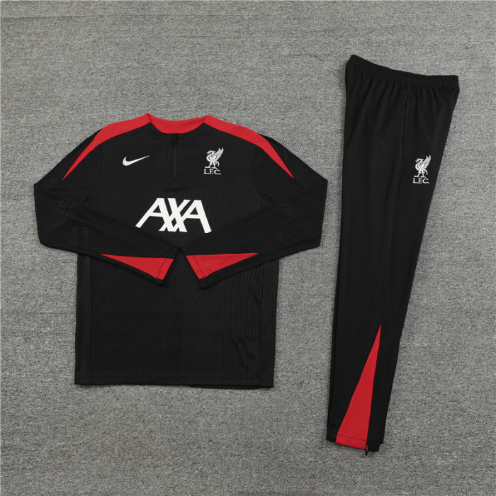 24/25 Liverpool kids black training suit