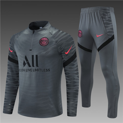 21/22 PSG kids Dark gray training suit