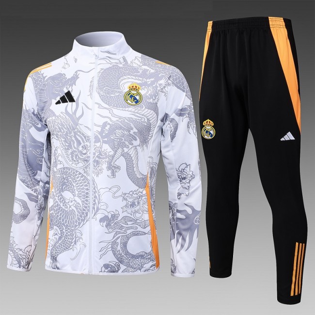 24/25 Real Madrid kids White Dragon jacket