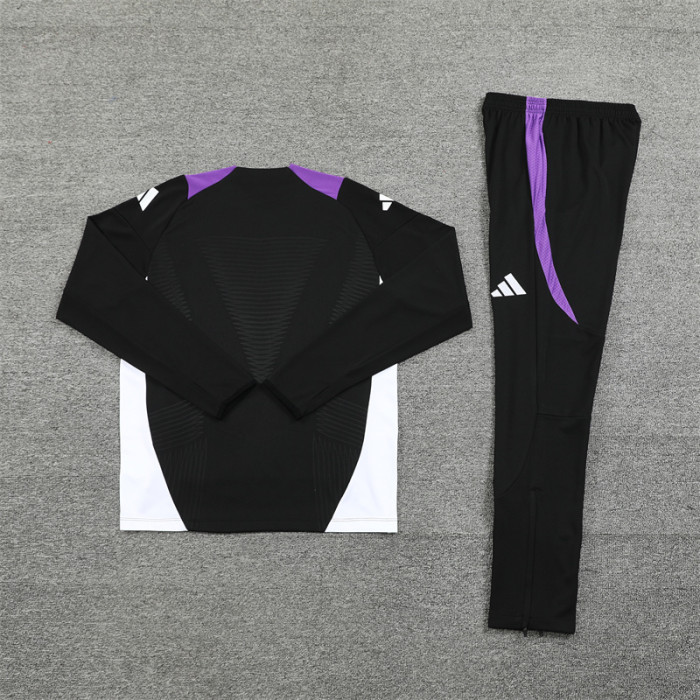 24/25 Real Madrid Adult training suit black Purple