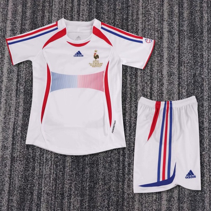 Retro 2006 France Away kids kit