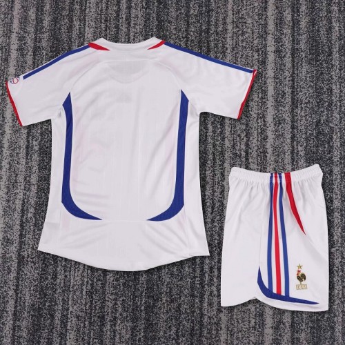 Retro 2006 France Away kids kit