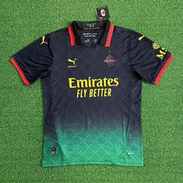25/26 AC milan black Special Edition jersey football jersey