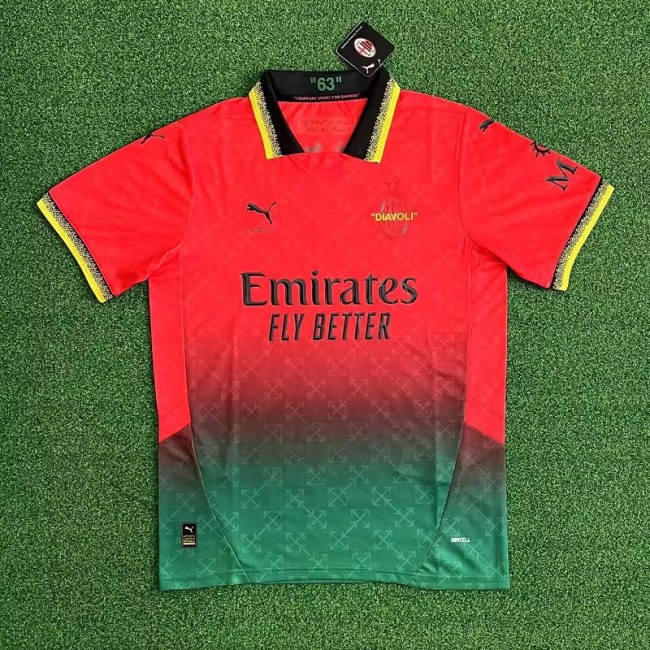 25/26 AC milan Red Special Edition jersey football jersey