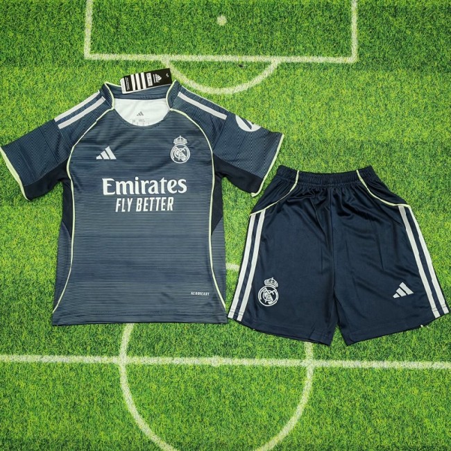 25/26 Real Madrid away kids kit