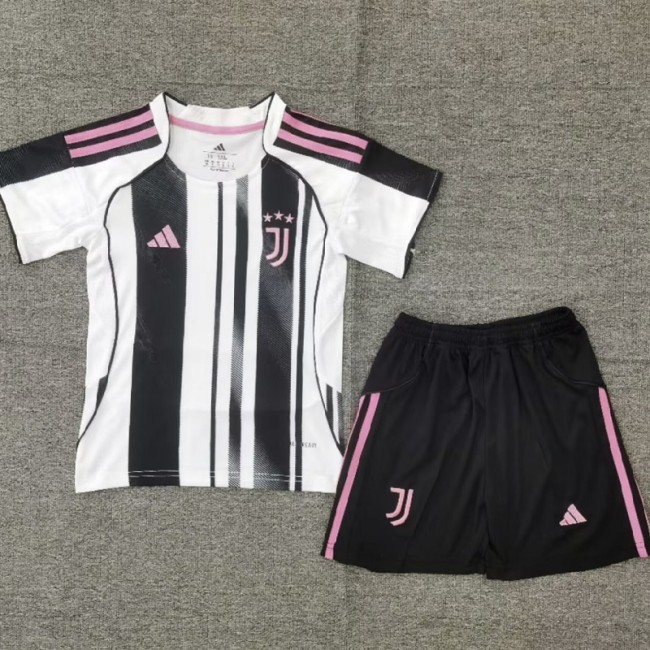 25/26 Juventus home kids kit