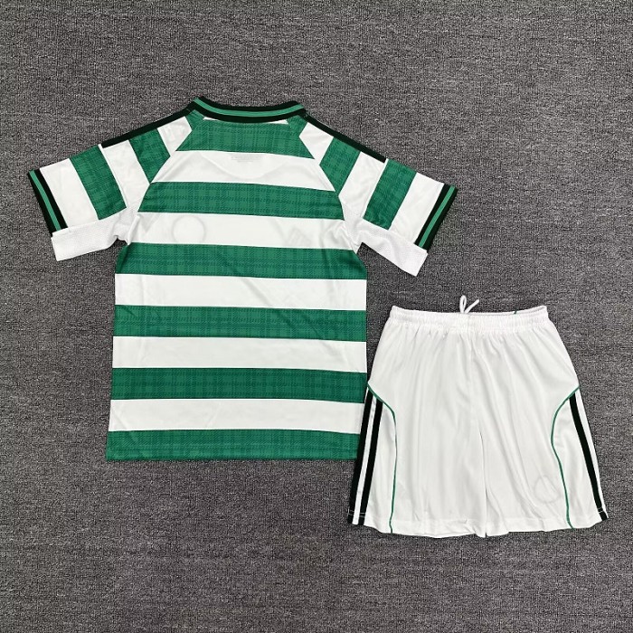 25/26 Celtic home kids kit