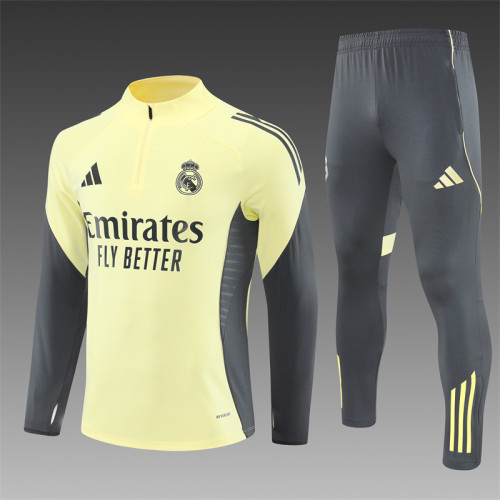 25/26 Real Madrid Kids training suit Yellow