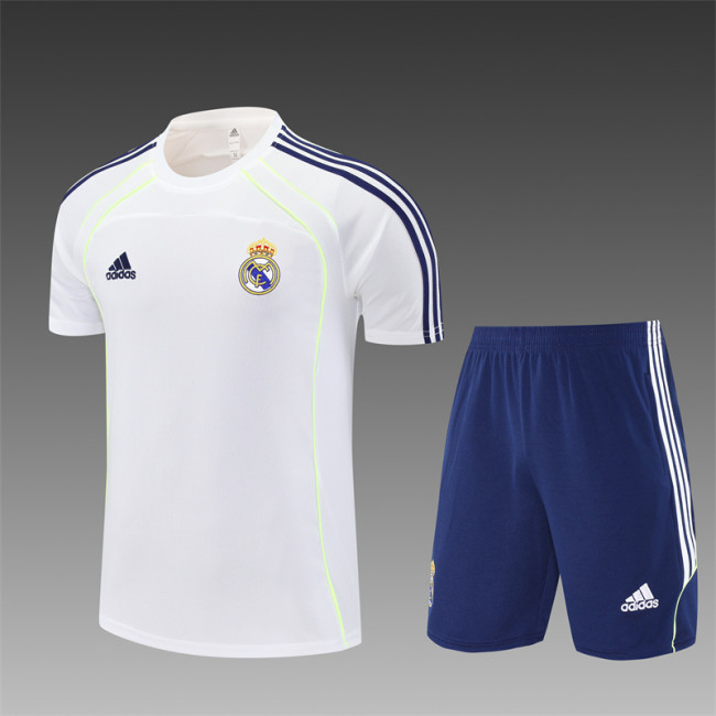 25/26 Real Madrid kids Short sleeve training suit white