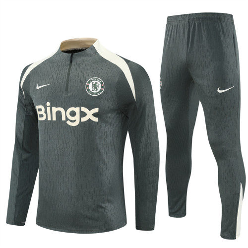 25/26 Chelsea  Adult training suit light Deep Green