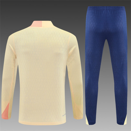 25/26 Barcelona kids training suit beige