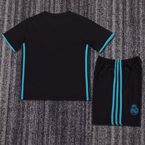 17/18 Retro Real Madrid Away kids kit