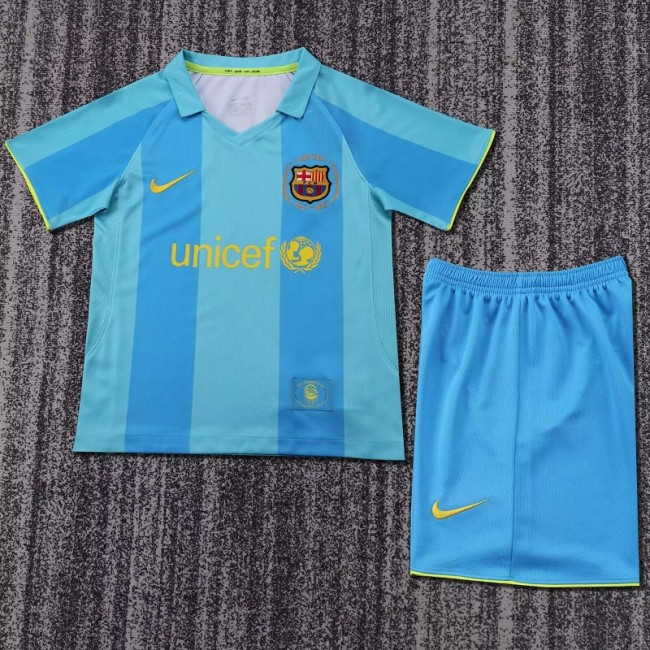Retro 07/08 Barcelona Away kids kit