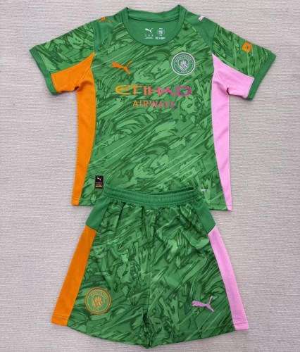 25/26 Manchester City goalkeeper  Adult Set  green