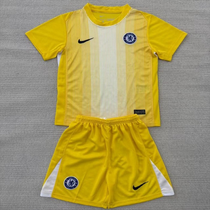 25/26 Chelsea yellow goalkeeper  Adult Set