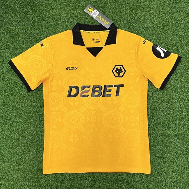 25/26 Wolverhampton Wanderers home football Jersey