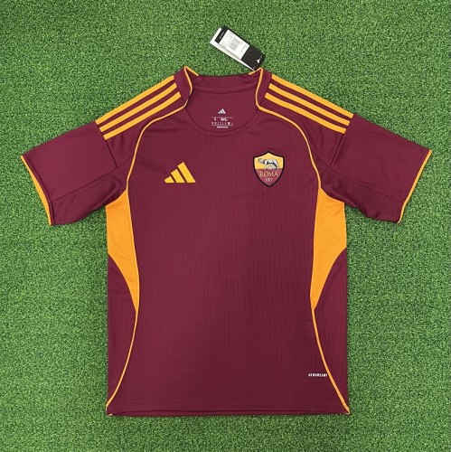 25/26 Roma home football jersey
