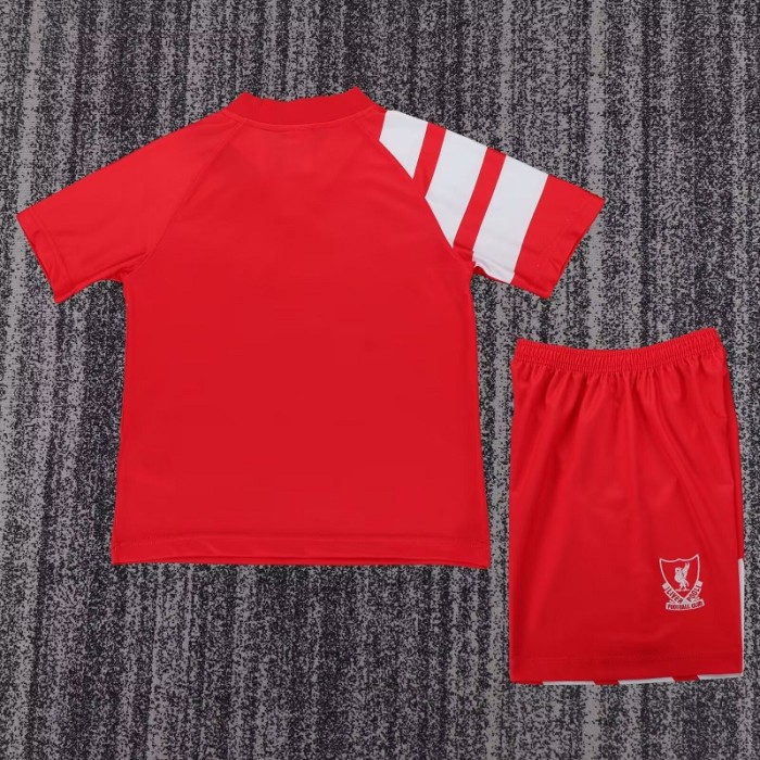 Retro 91/92 liverpool home kids kit