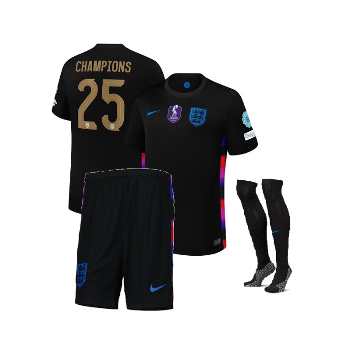 25/26 England champions away kids kit