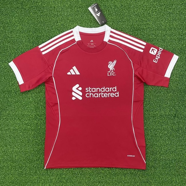25/26 liverpool home football Jersey