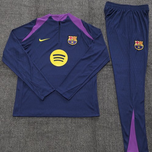 25/26 Barcelona kids training suit Royal Blue