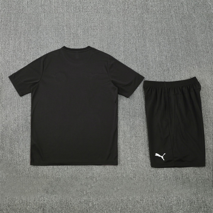 25/26 Manchester City kids Short sleeve training suit black