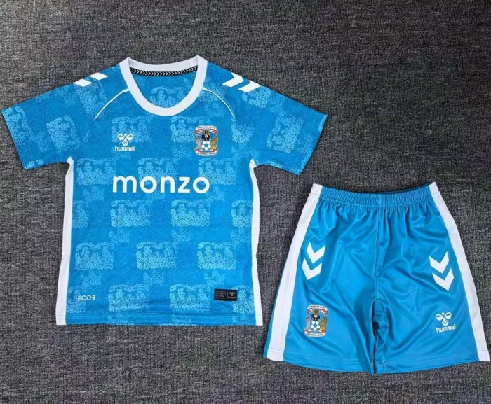25/26 Coventry City home kids kit