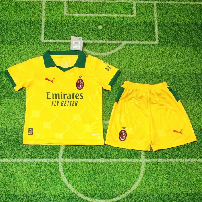 25/26 AC milan Third kids kit