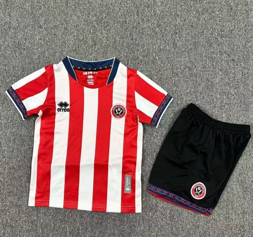 25/26 Sheffield United home kids kit