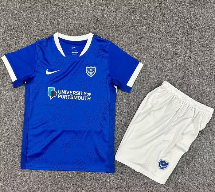 25/26 Portsmouth home kids kit