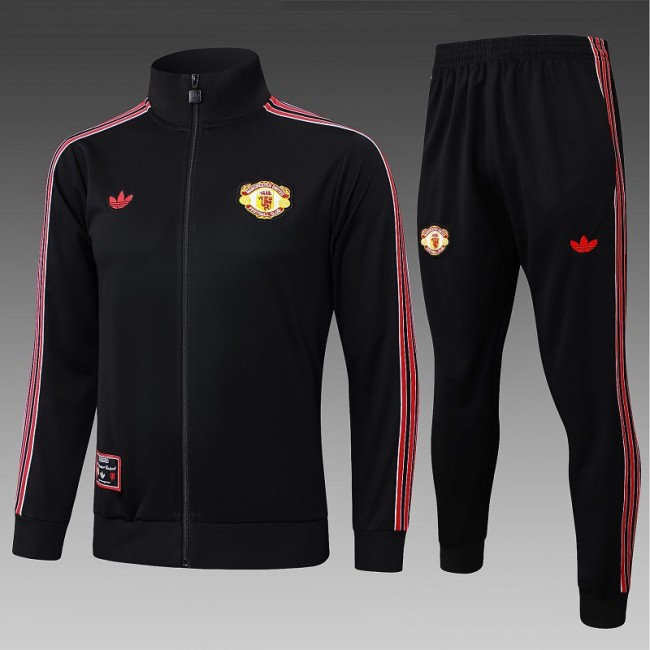 25/26 Manchester United Retro kids jacket black