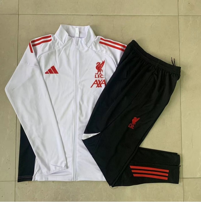 25/26 Liverpool kids jacket white