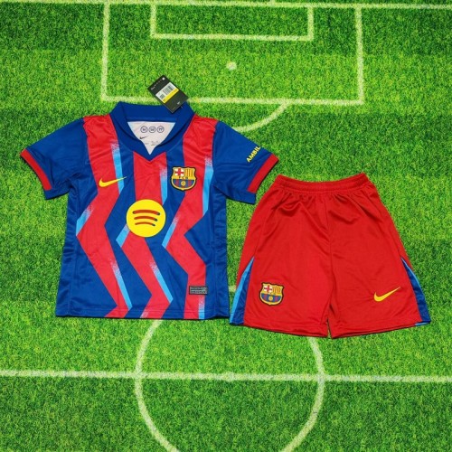 25/26 Barcelona fourth Away kids kit