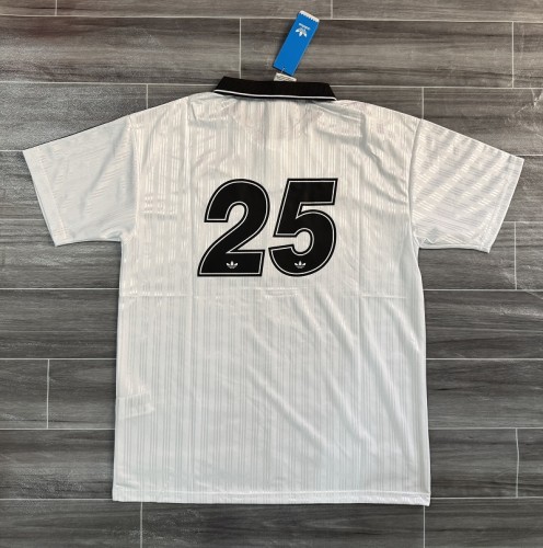25/26 oasis football jersey white