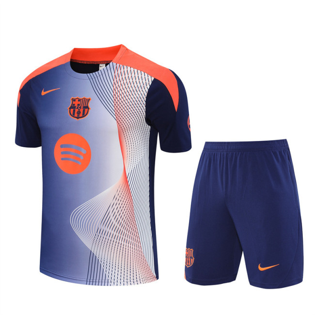 25/26 Barcelona kids Short sleeve training suit