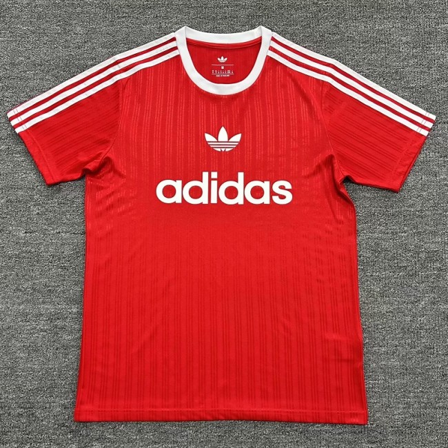 25/26 Retro clover red football Jersey