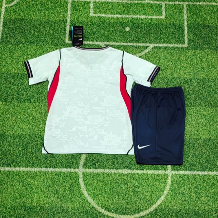 25/26 England FIFA World Cup home kids kit