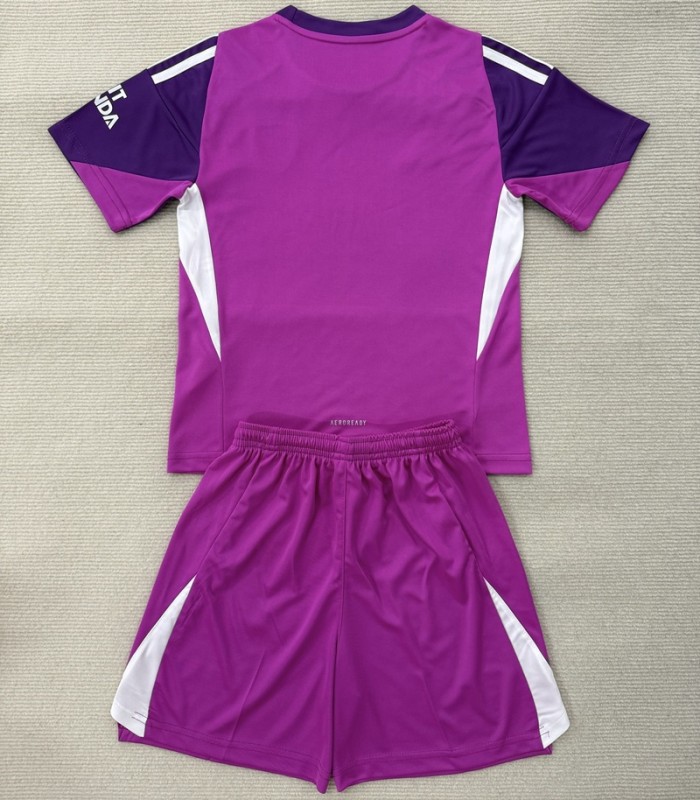 25/26 Arsenal goalkeeper Kids kit Purple
