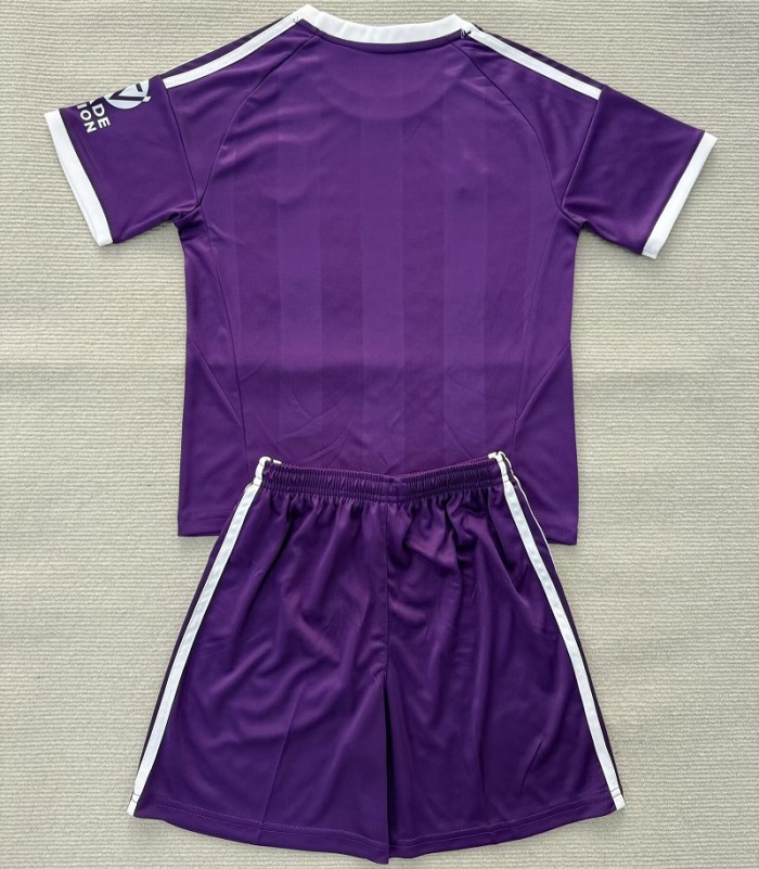 25/26 Aston Villa Purple goalkeeper kids kit