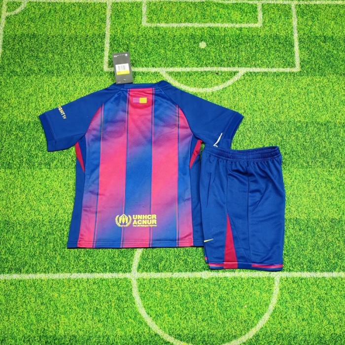 25/26 Barcelona home kids kit
