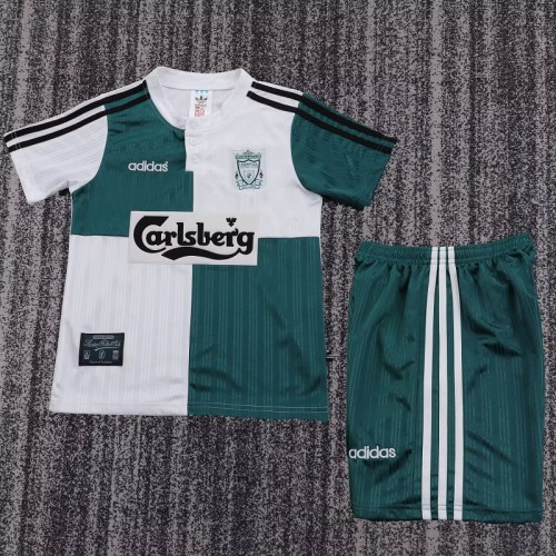 Retro 95/96 liverpool Away kids kit