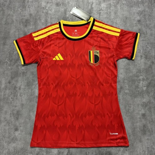25/26 Belgium home women's football Jersey