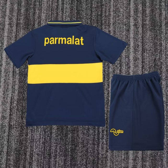 Retro 93/95 Boca Juniors home kids kit