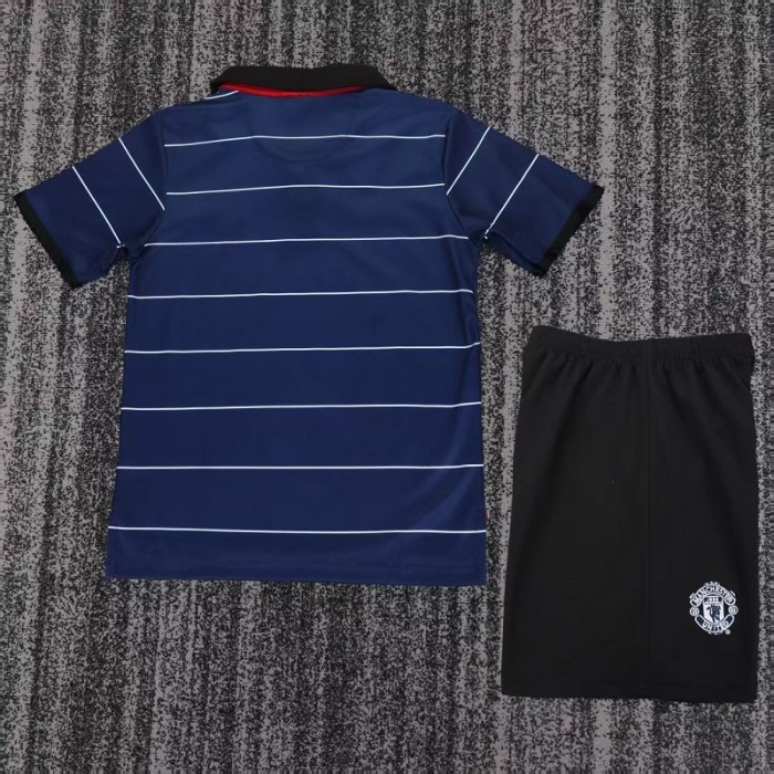 Retro 99/00 Manchester United Away kids kit