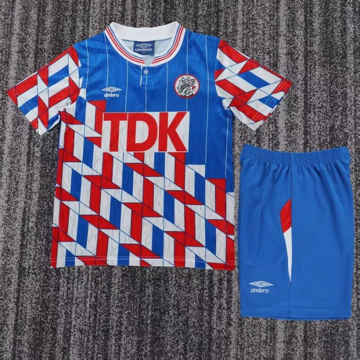 Retro 89/90 Ajax Away kids kit