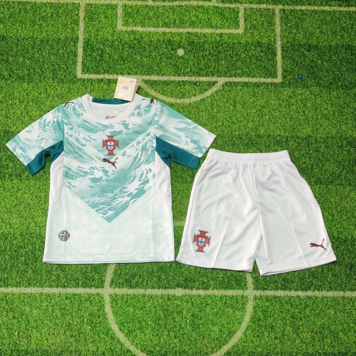 25/26 Portugal Away kids kit