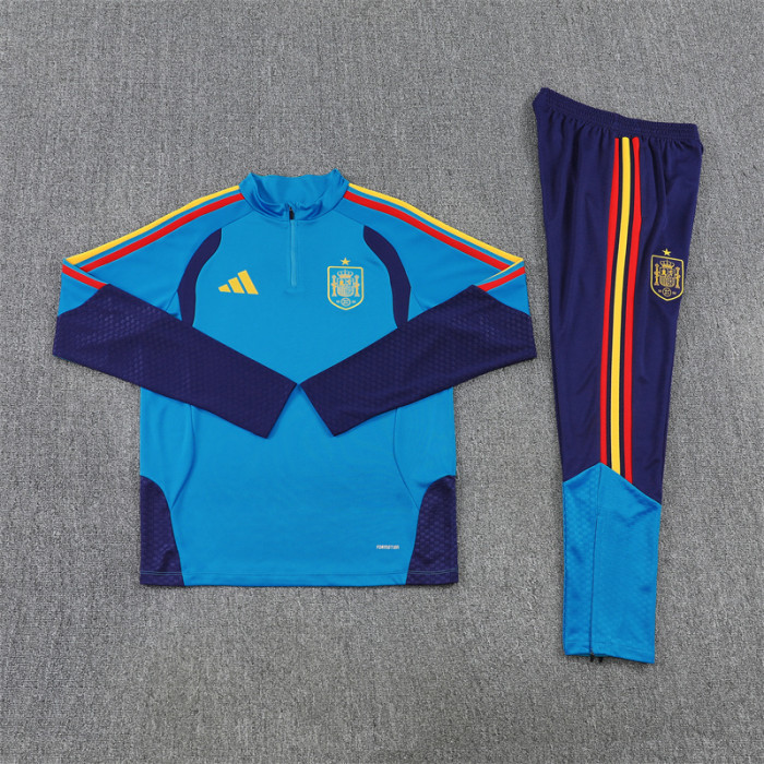 25/26 Spain kids training suit Royal Blue
