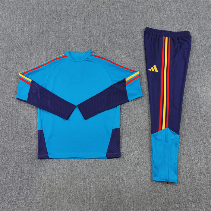 25/26 Spain kids training suit Royal Blue