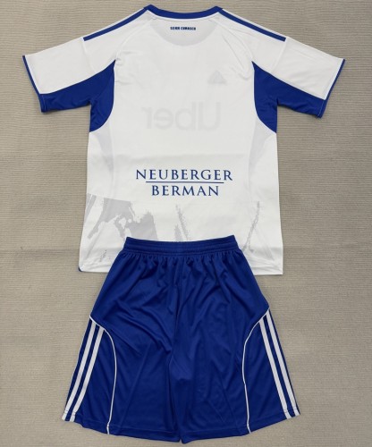 25/26 Como away kids kit