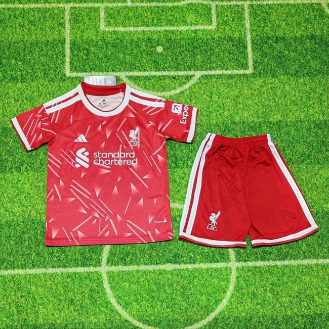 26/27 liverpool home kids kit